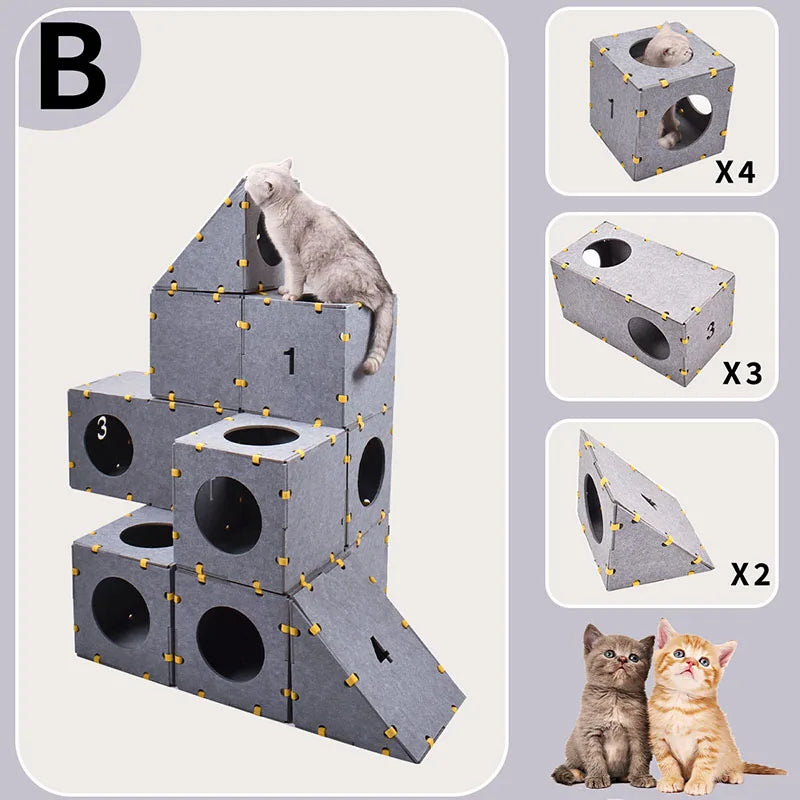 Cat Amusement Park Game Climbing Cubes ๐ฑ