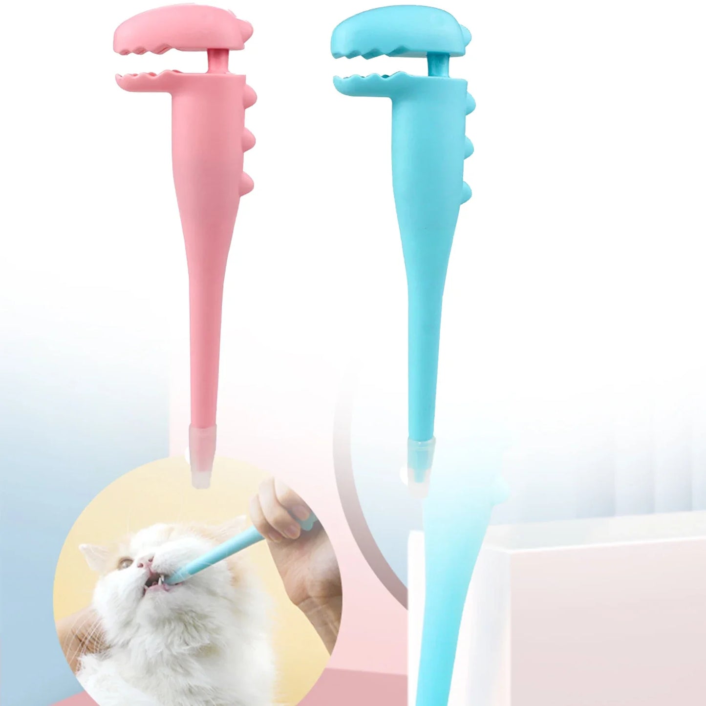 Pet Pill Dispenser Silicone Medication Feeder ๐