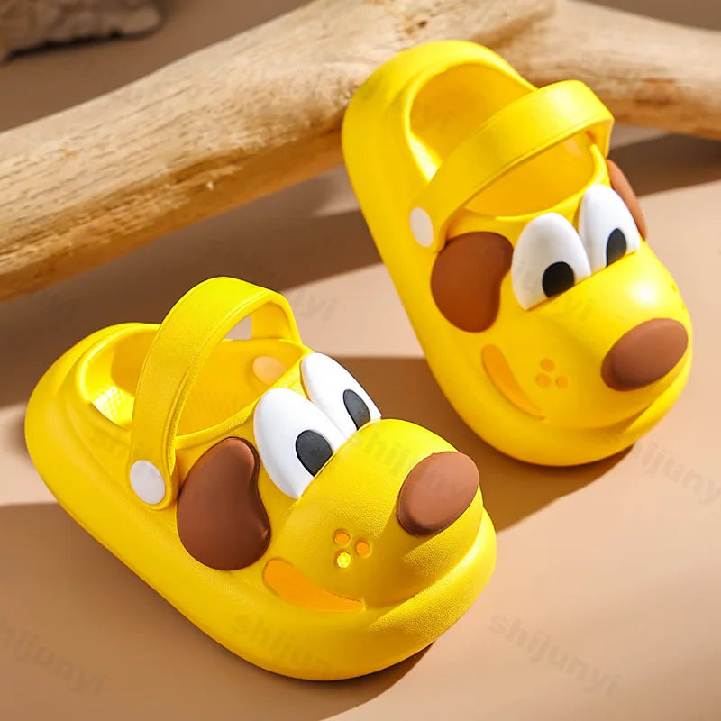 šļø 3D Dog Clogs Beach Sandals - Ultimate EVA Summer Paradise for Kids