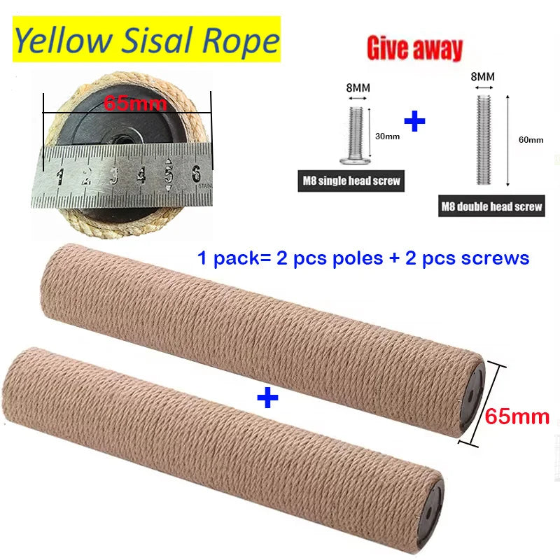 DIY Cat Tree Pole Replacement Sisal Rope Scratching Post ๐ง