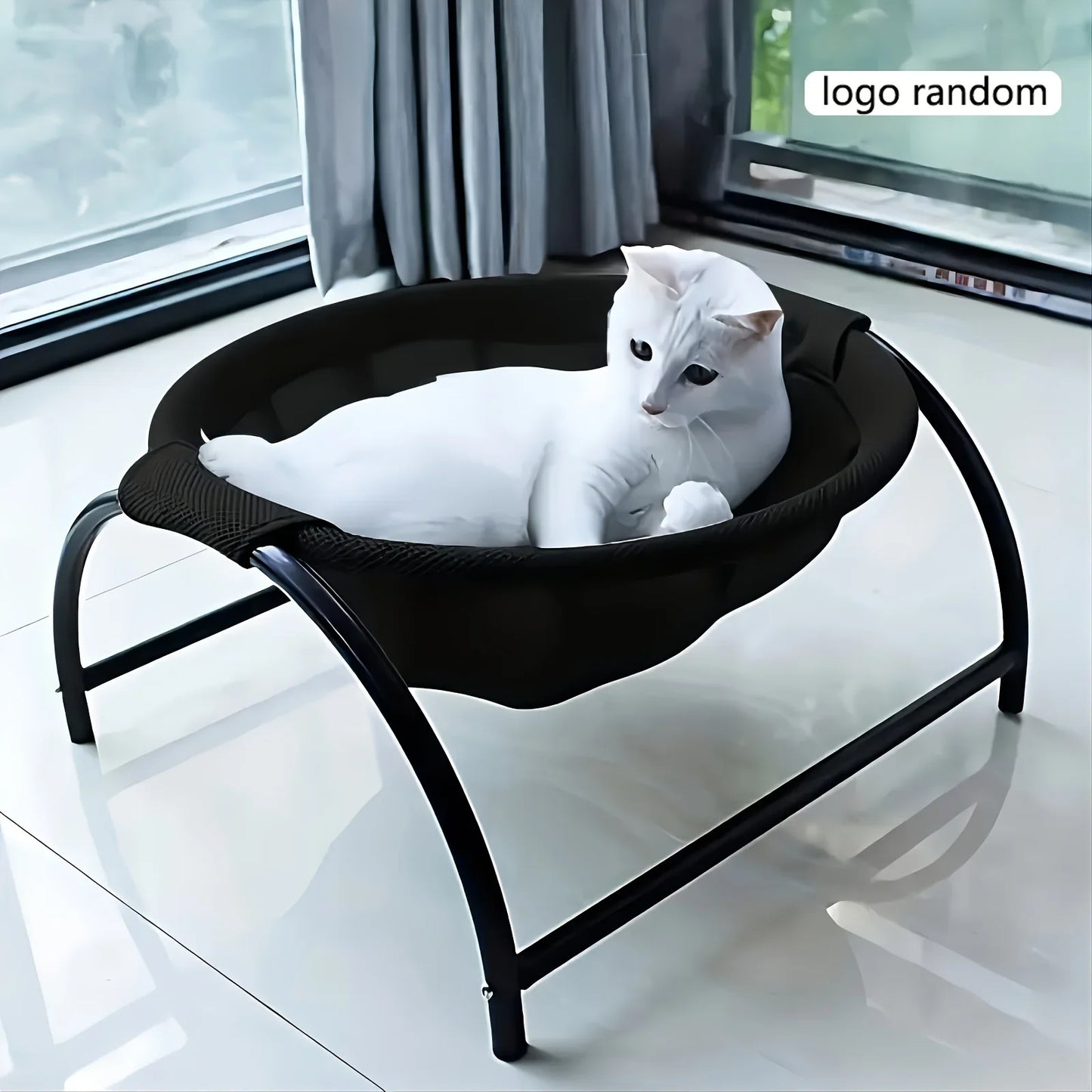 Cat Bed Stable Structure - Detachable Breathable Free-Standing Hammock - Purrfect Pet Kingdom
