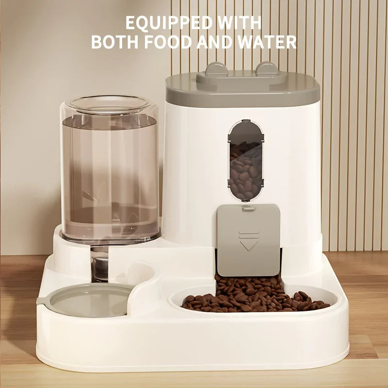 2 in 1 Fully Automatic Pet Food & Water Dispenser - WTN Essentials