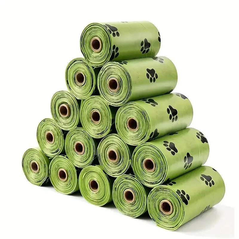 Thick Dog Poop Bags, Leak Proof Pet Waste Bag For Dog Outdoor Walking - Purrfect Pet Kingdom - Green 8 rolls - 1005008784294436 - Green 8 rolls
