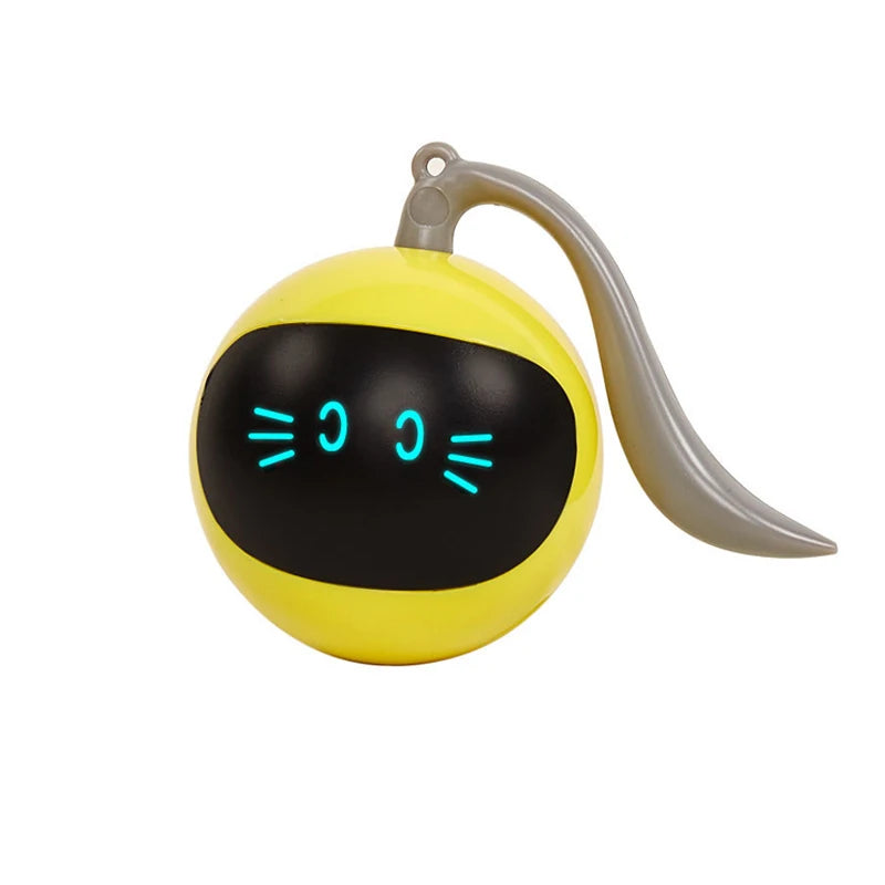 Interactive Cat Toy LED Self Rotating Smart Ball ๐ฑ