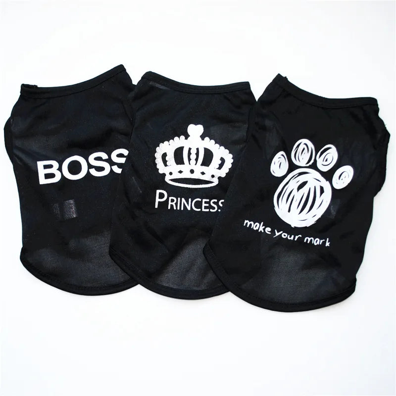 Dog Security Vest - Funny Summer Pet Clothing for Small Dogs