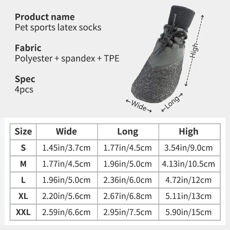 No-Fall-Off Summer Dog Shoes - Breathable Soft Sole Puppy Footwear