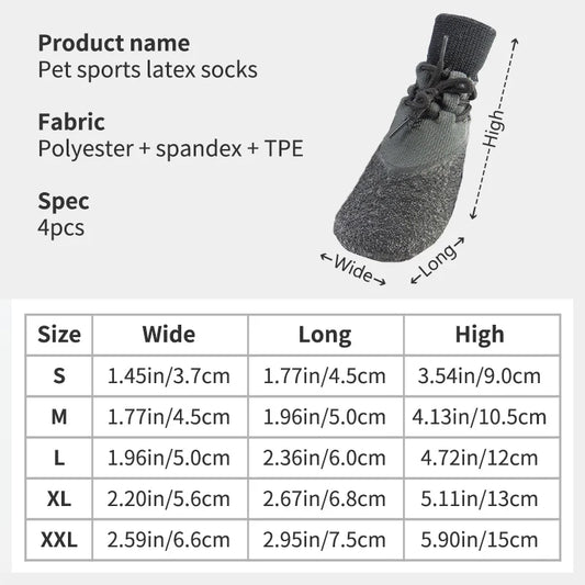 No-Fall-Off Summer Dog Shoes