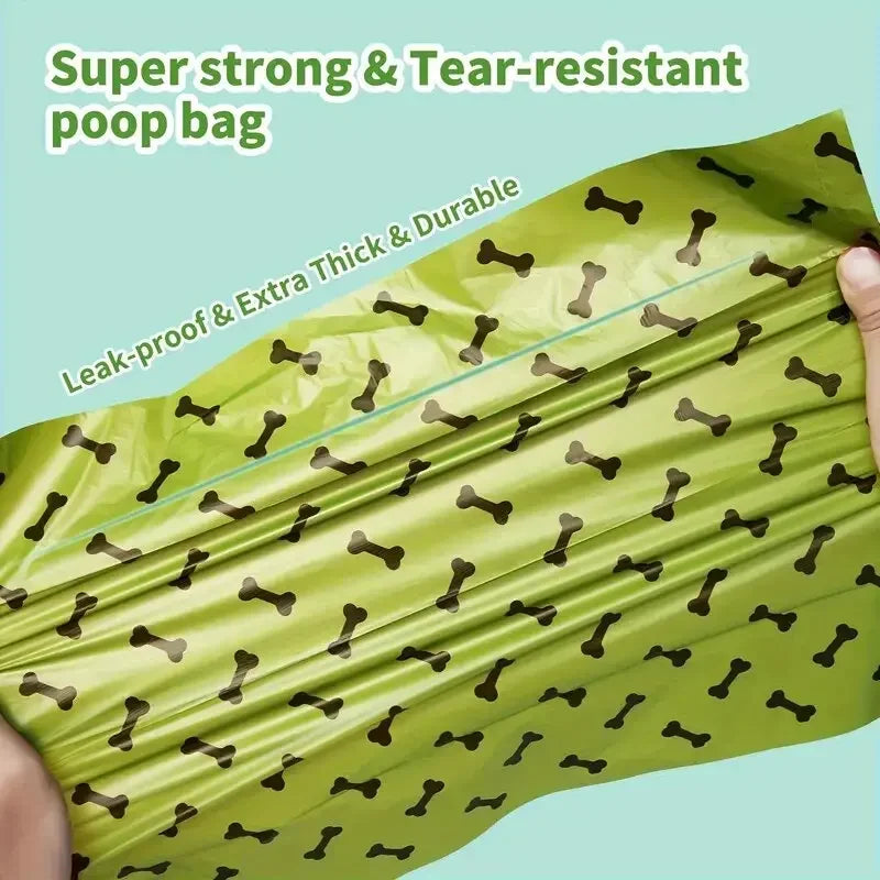 Thick Dog Poop Bags, Leak Proof Pet Waste Bag For Dog Outdoor Walking - Purrfect Pet Kingdom
