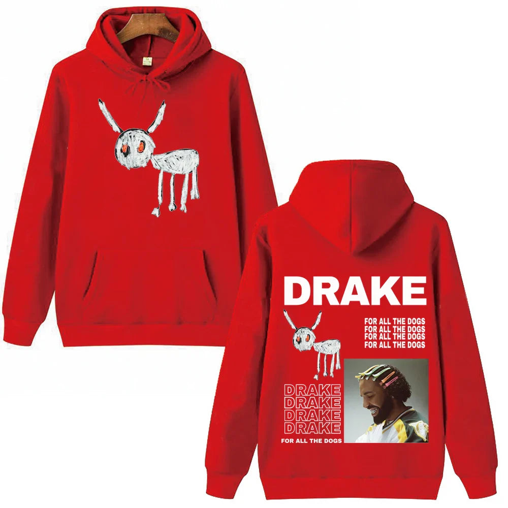 Drake Dog Hoodie - Harajuku Pullover