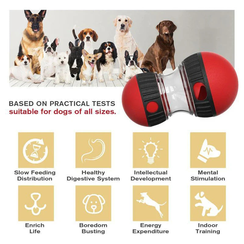 Smart IQ Training Dog Toy - Slow Feeder Puzzle Ball for Mental Stimulation