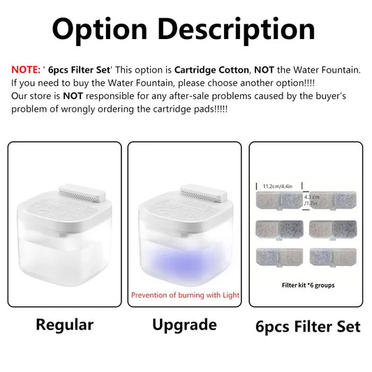 Cat Food 3L USB Water Fountain with Pump Filter Anti-Dry - detail product image for cat food