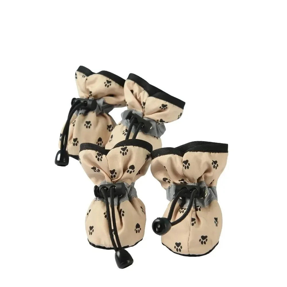 Summer Dog Paw Protectors - Waterproof Anti-Slip Shoes for Small & Medium Dogs