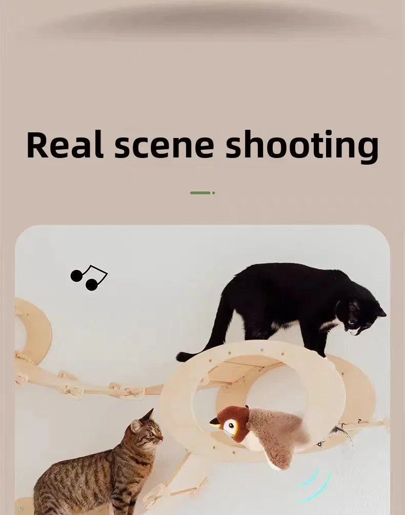 Cat Interactive Toys - Catnip Electric Bird Touch-Activated USB Rechargeable - Purrfect Pet Kingdom