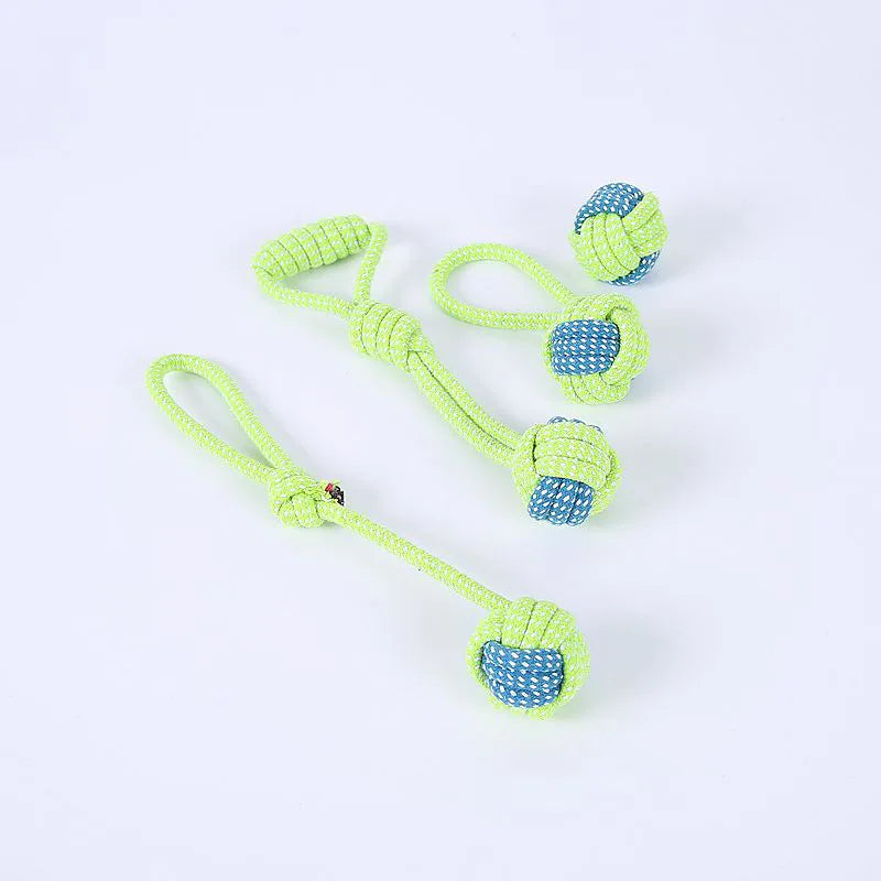 Dog Rope Toys Interactive Cotton Puppies Adults 14.1oz 🦴