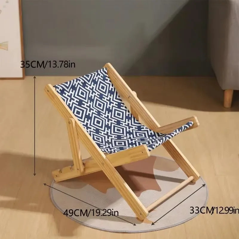 Cat Recliner Lounge - Portable Sisal Scratching Sofa