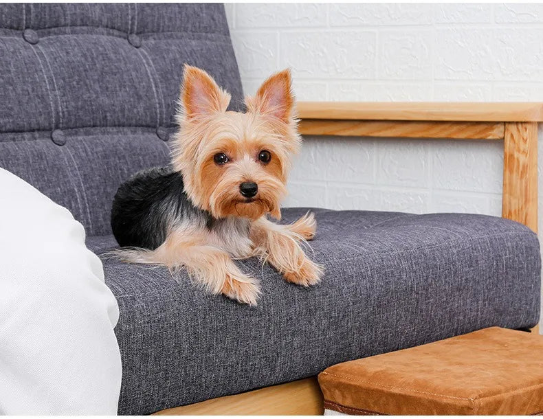Foldable Pet Climbing Ladder - Anti-Slip Dog Stairs with Storage