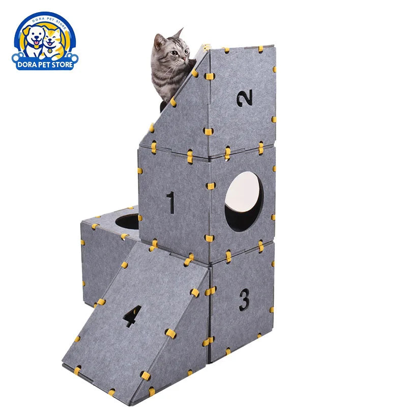 Cat Amusement Park Game Climbing Cubes ๐ฑ