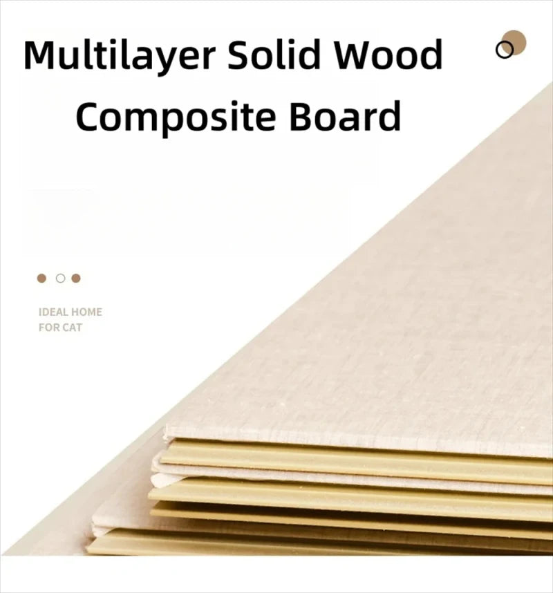 Multi Layer Solid Wood Cat Climbing Frame ๐ฑ