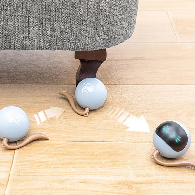 Interactive Cat Toy LED Self Rotating Smart Ball ๐ฑ