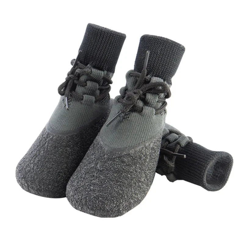 No-Fall-Off Summer Dog Shoes - Breathable Soft Sole Puppy Footwear