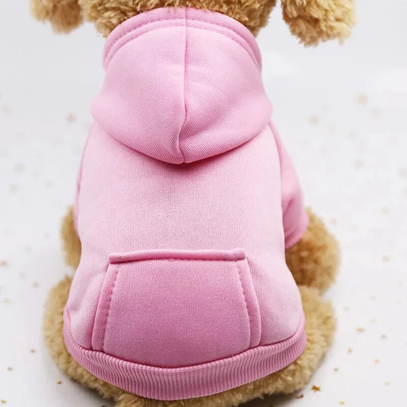 My Store Red Dog Hooded Sweater Cozy Pet Clothing - pet clothing - THRIXINE