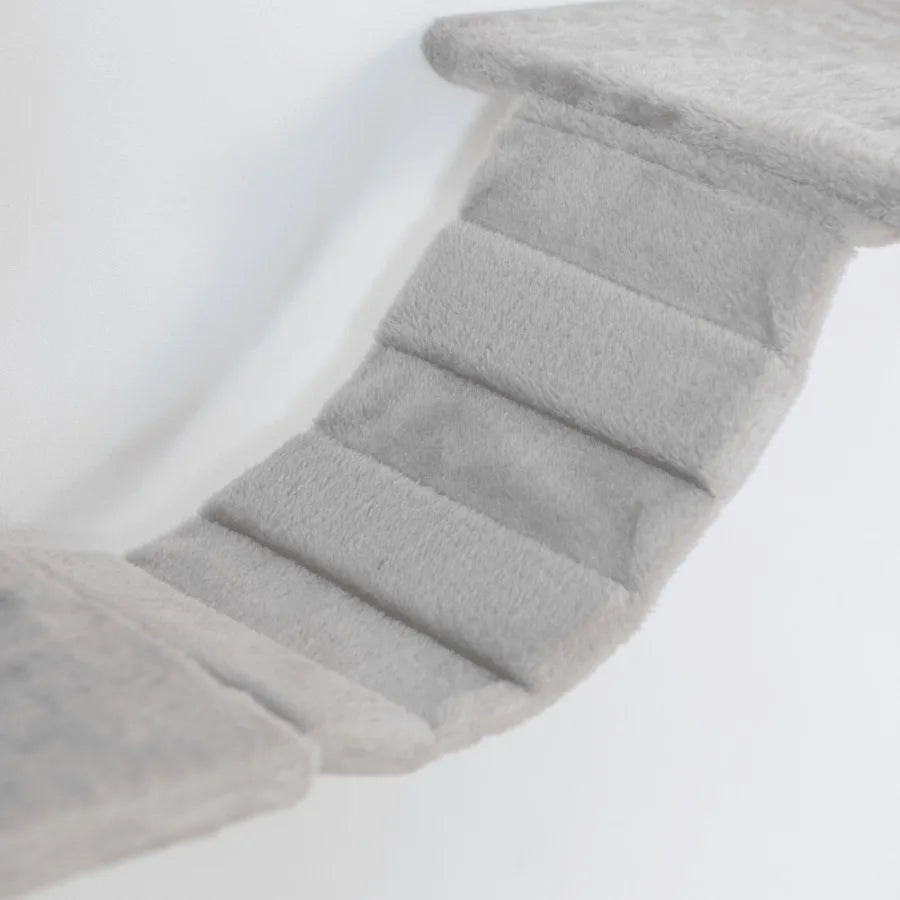 Wallmounted Cat Tree Cat Furniture with 2 Cat Condos House 3 Cat Wall Shelves 2 Ladder 1 Cat Perch Sisal Cat Scratching Posts a