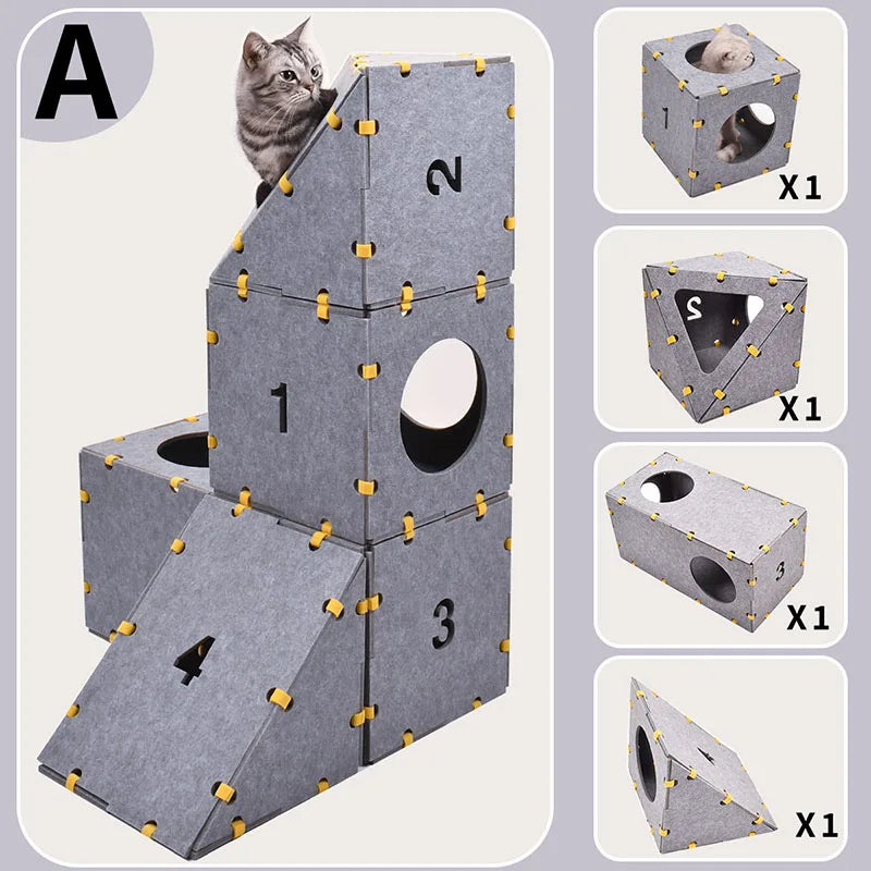 Cat Amusement Park Game Climbing Cubes ๐ฑ