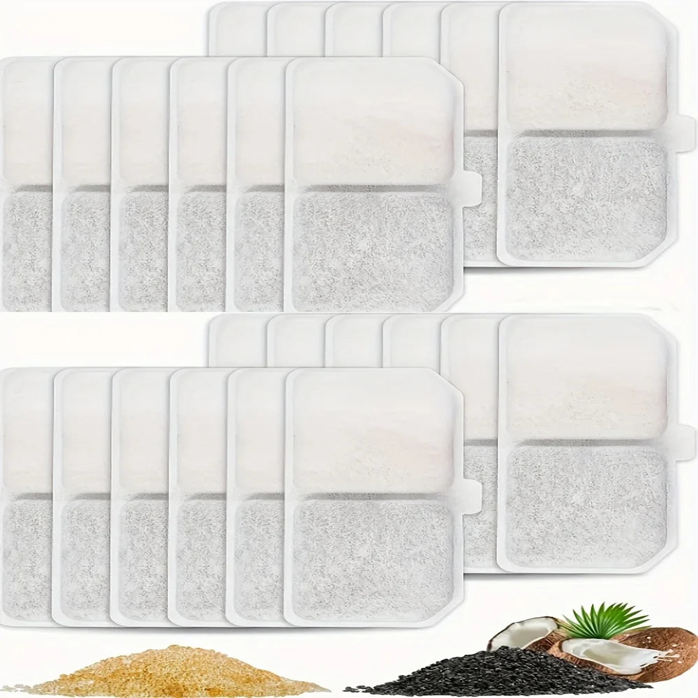 Pet Water Fountain Filter Replacement 24-Pack ๐ง - Purrfect Pet Kingdom