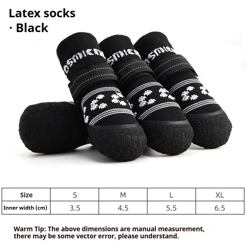 Waterproof Outdoor Dog Walking Shoes - Anti-Slip Breathable Pet Accessories