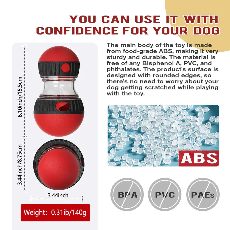 Smart IQ Training Dog Toy - Slow Feeder Puzzle Ball for Mental Stimulation