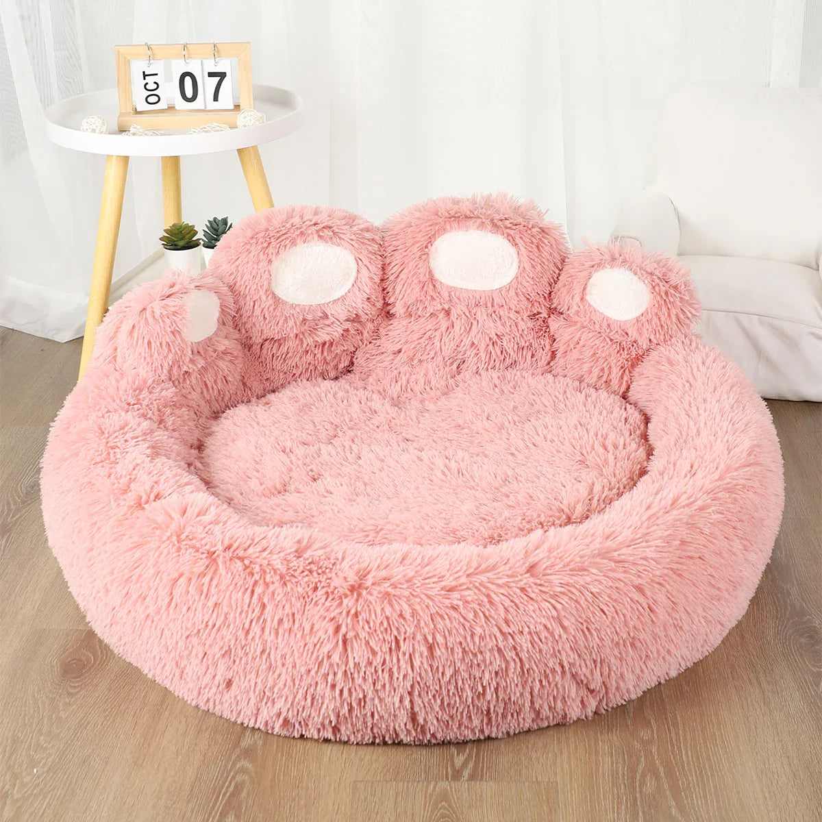 Luxury Fluffy Pet Bed - Cloud-Like Comfort Basket