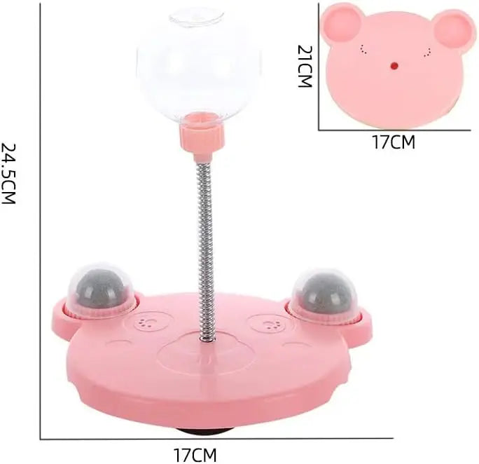 Snack Ball Interactive Treat Dispenser - Dog Cat Chase Exercise Feeder Toy