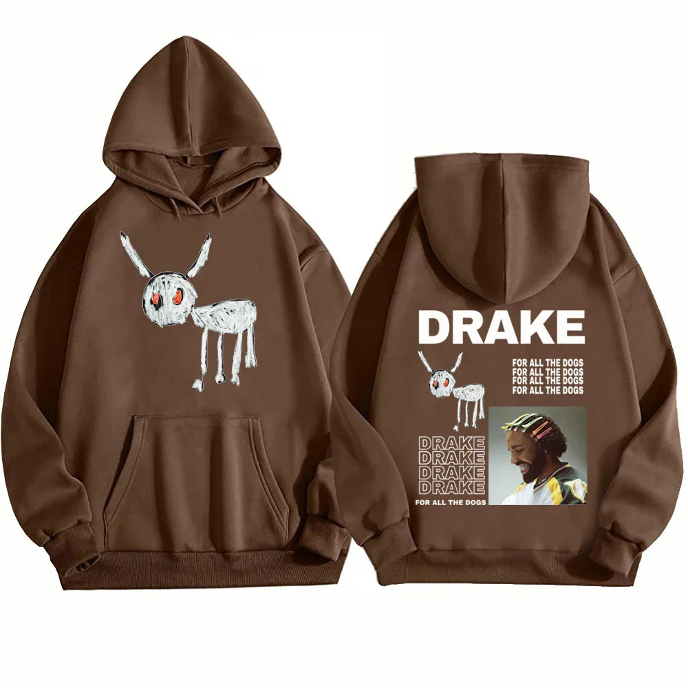 Drake Dog Hoodie - Harajuku Pullover