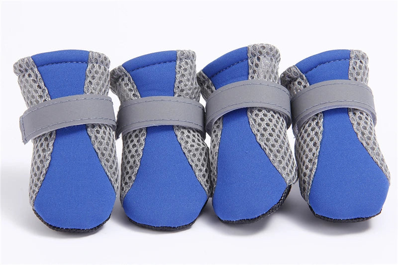 Waterproof Pet Rain Boots - Breathable Outdoor Shoes for Dogs & Cats
