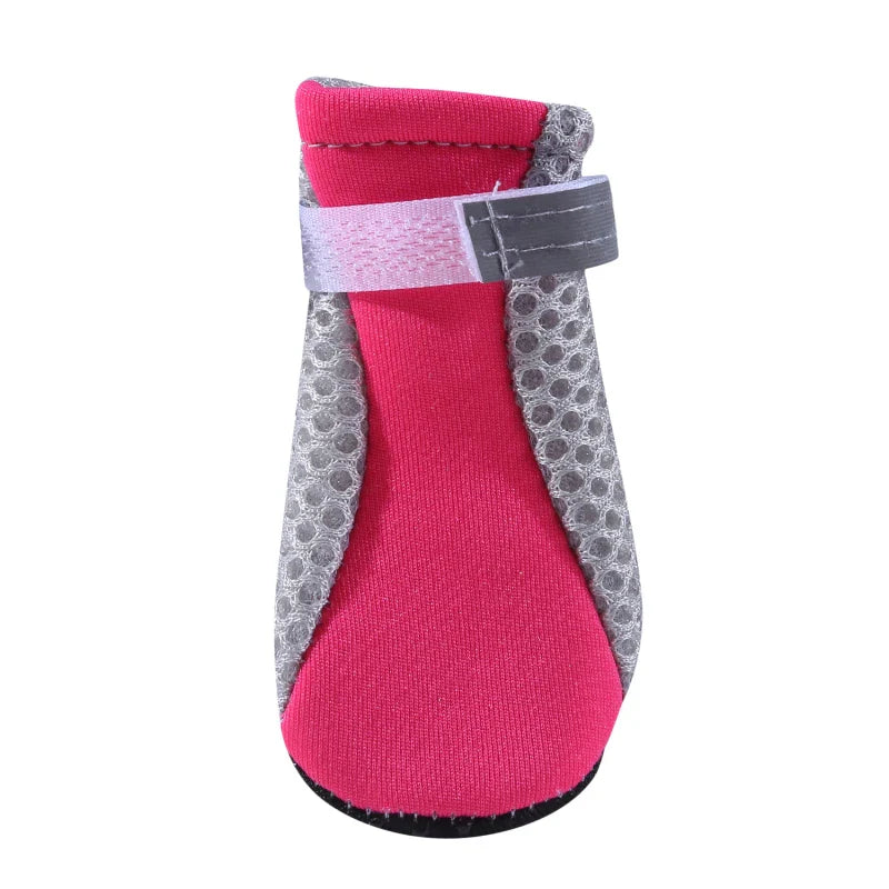 Waterproof Pet Rain Boots - Breathable Outdoor Shoes for Dogs & Cats