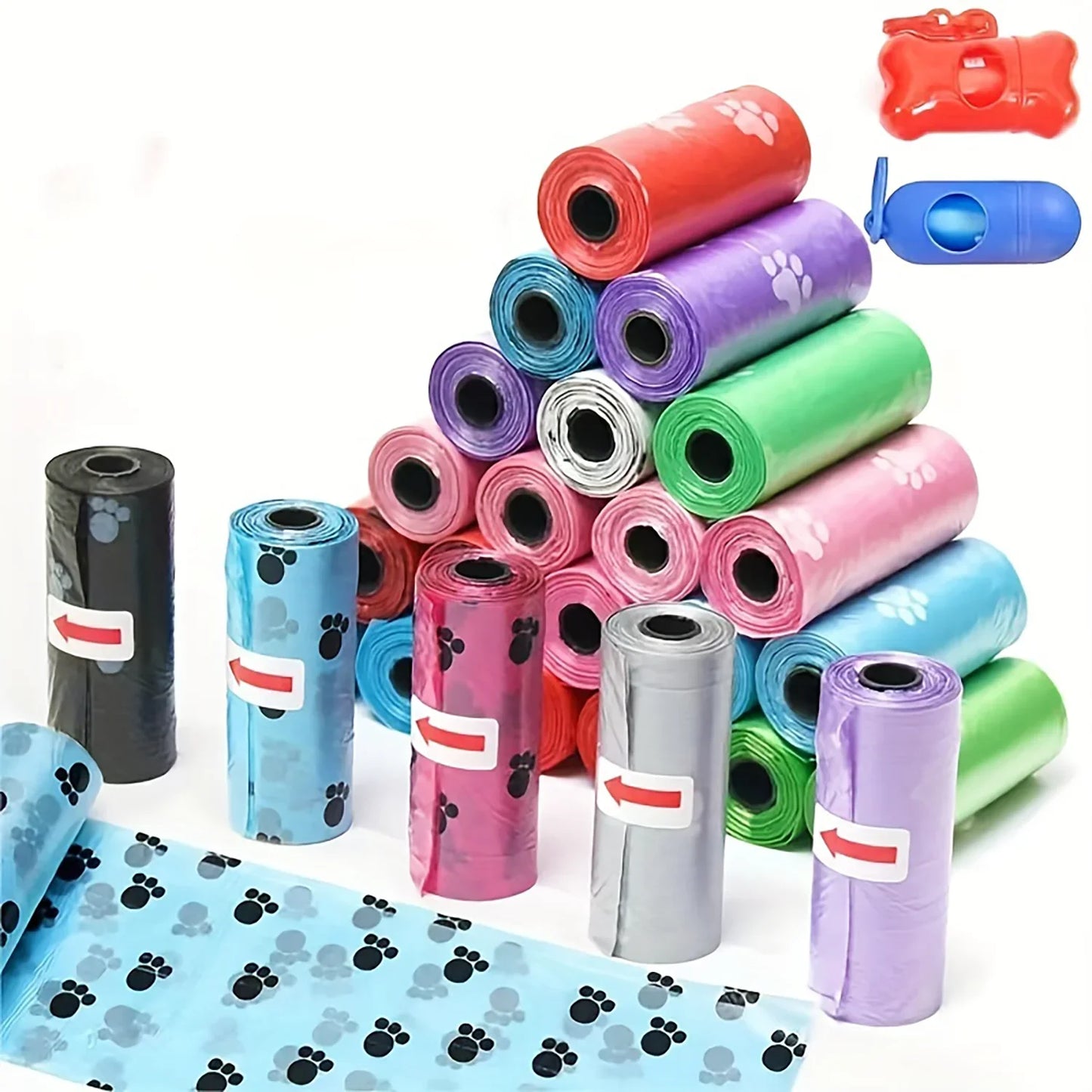 600pcs Dog Poop Bags Pet Poop Bags Disposable Dog Waste Bags Bulk Poop Bags Leak - Proof Dog Waste Bags For Pet Supplies - Purrfect Pet Kingdom