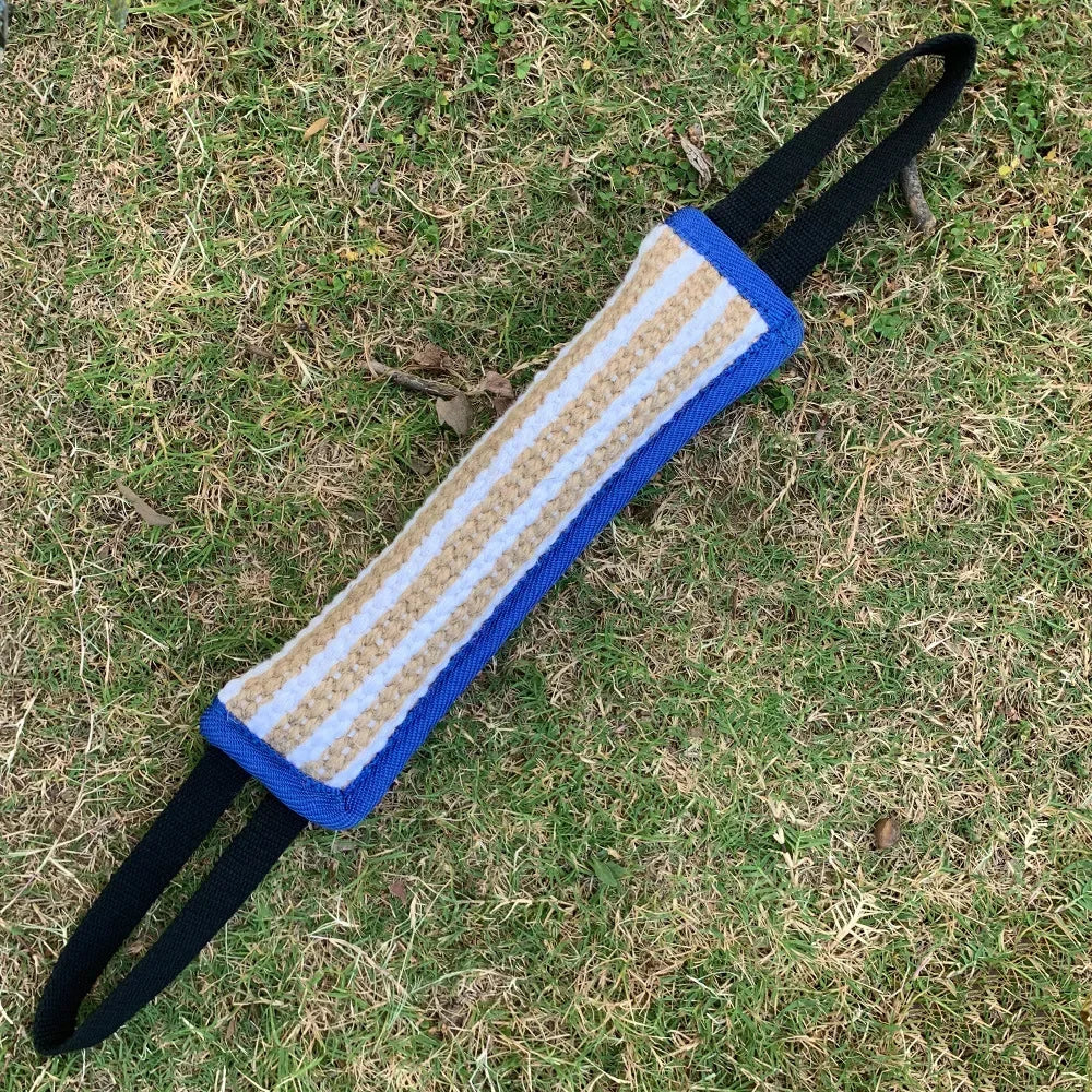 Tug of War Puppy Training Toy - Interactive Bite Pillow with 2 Handles