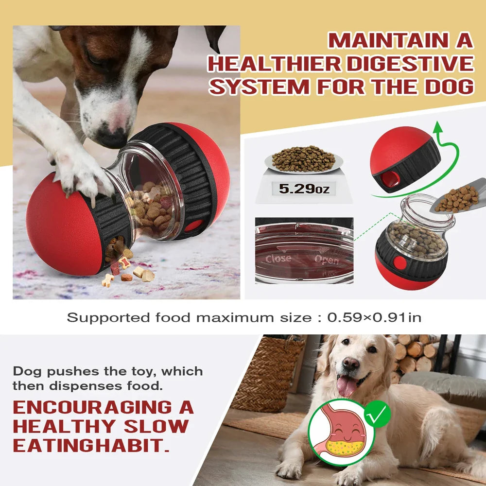 Smart IQ Training Dog Toy - Slow Feeder Puzzle Ball for Mental Stimulation