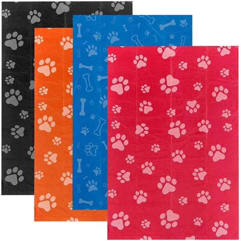 Biodegradable Dog Poop Bags 1/3/5/10/15Rolls Outdoor Cleaning Waste Bag with Breakpoint, Puppy Cat Animal Stool Bag Pet Supplies - Purrfect Pet Kingdom