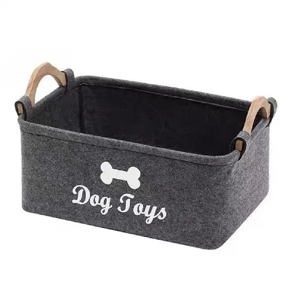 Felt Pet Toy Storage Box - Fade Resistant