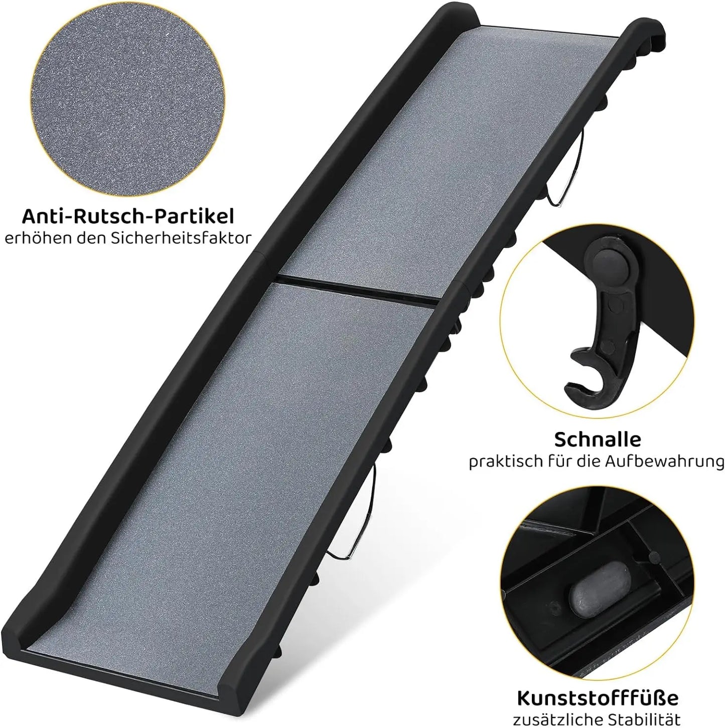 Folding Pet Ramp for Cars - 156cm