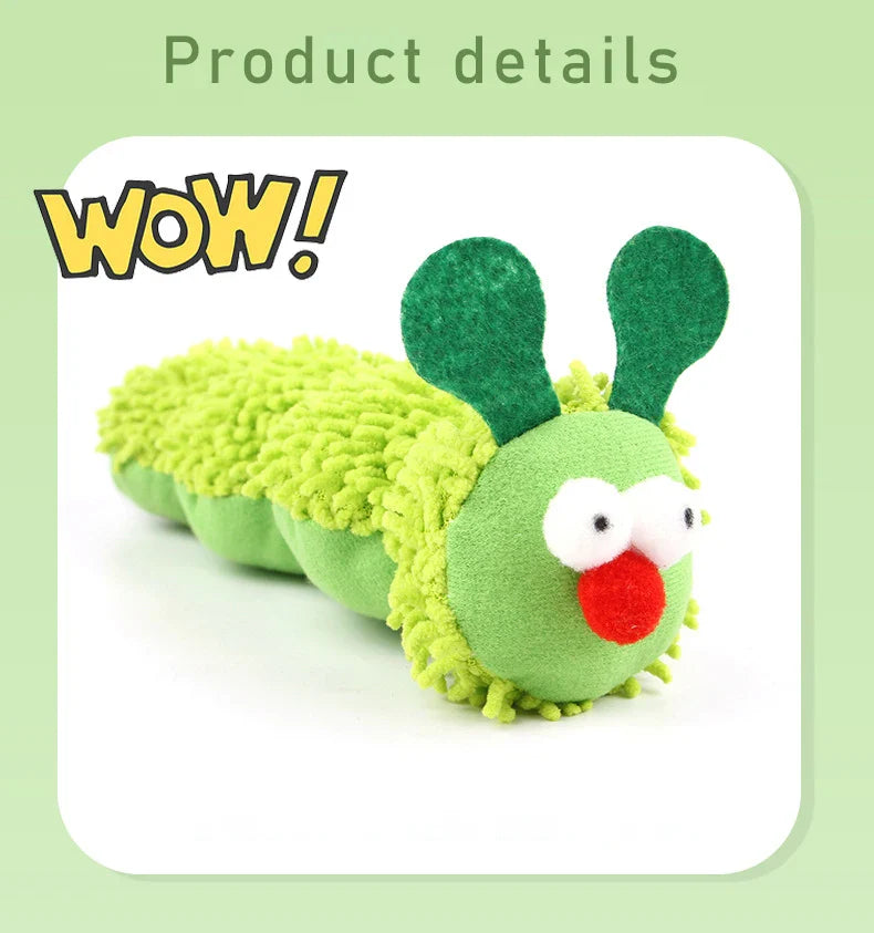 Cat Chew Caterpillar Catnip Toy - Silvervine Molar & Dental Health