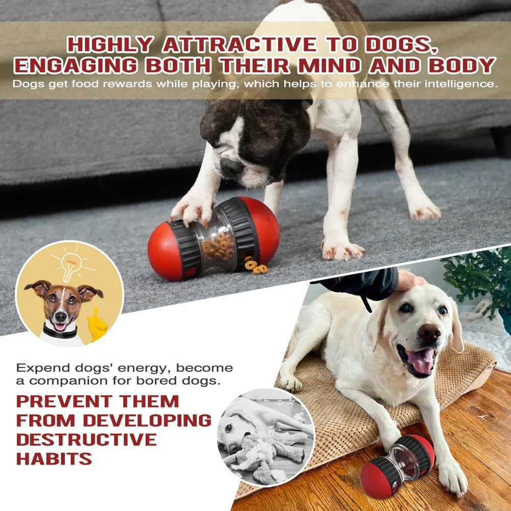 Smart IQ Training Dog Toy - Slow Feeder Puzzle Ball for Mental Stimulation