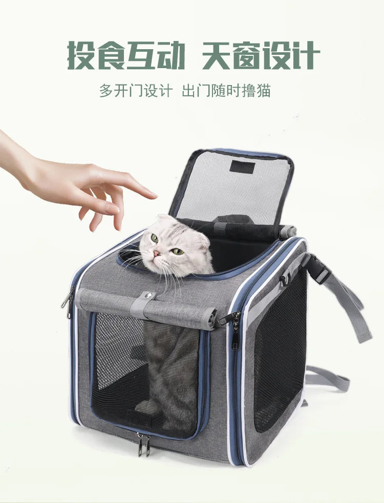 Nordic Pet Travel Backpack - Adventure Ready Carrier for Small Dogs & Cats