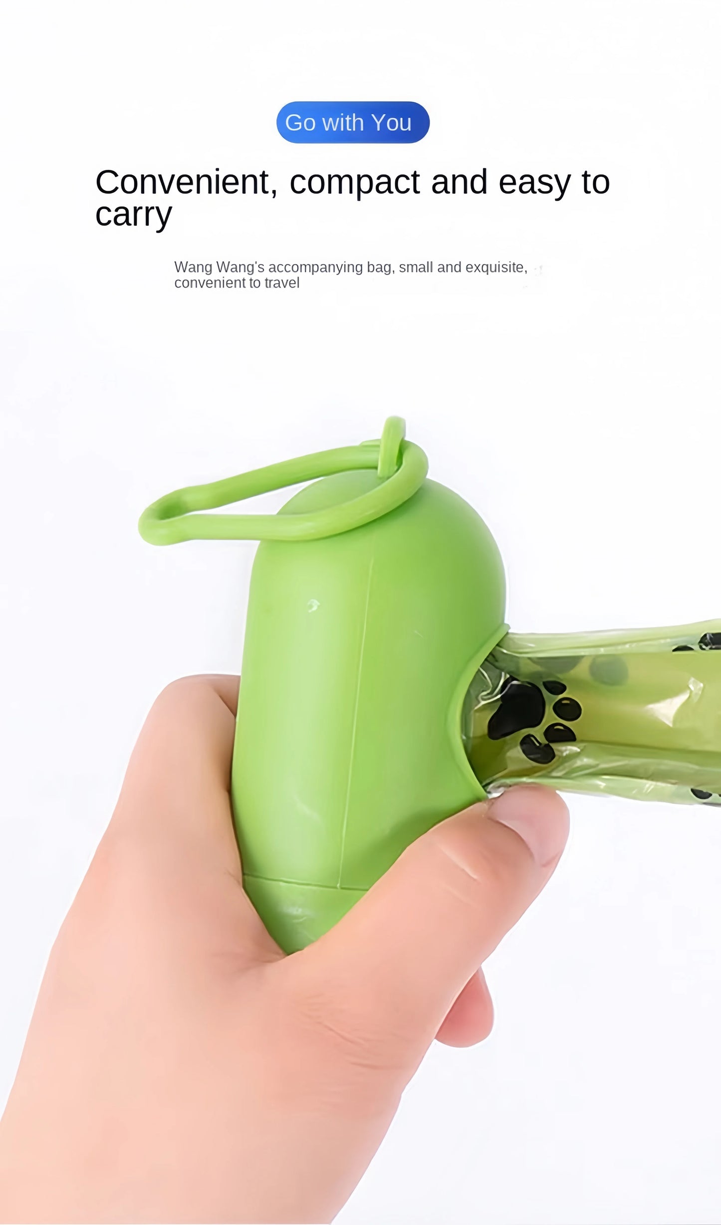 Dog Poop Bag Biodegradable Pet Dog Poop Bag Zero Waste Dog Pooper Bags Paw Doggy Litter Poop Bag Dog Poop Bag Dispenser - Purrfect Pet Kingdom