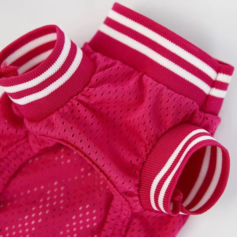 Mesh Breathable Pet Dog Clothes Puppy Vests Casual T - Shirt - pet clothing - THRIXINE