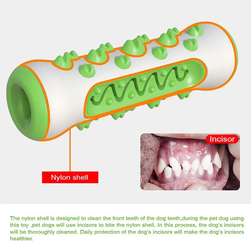 Dog Toothbrush Toys Rubber Molar Chew Dental Care 🦷