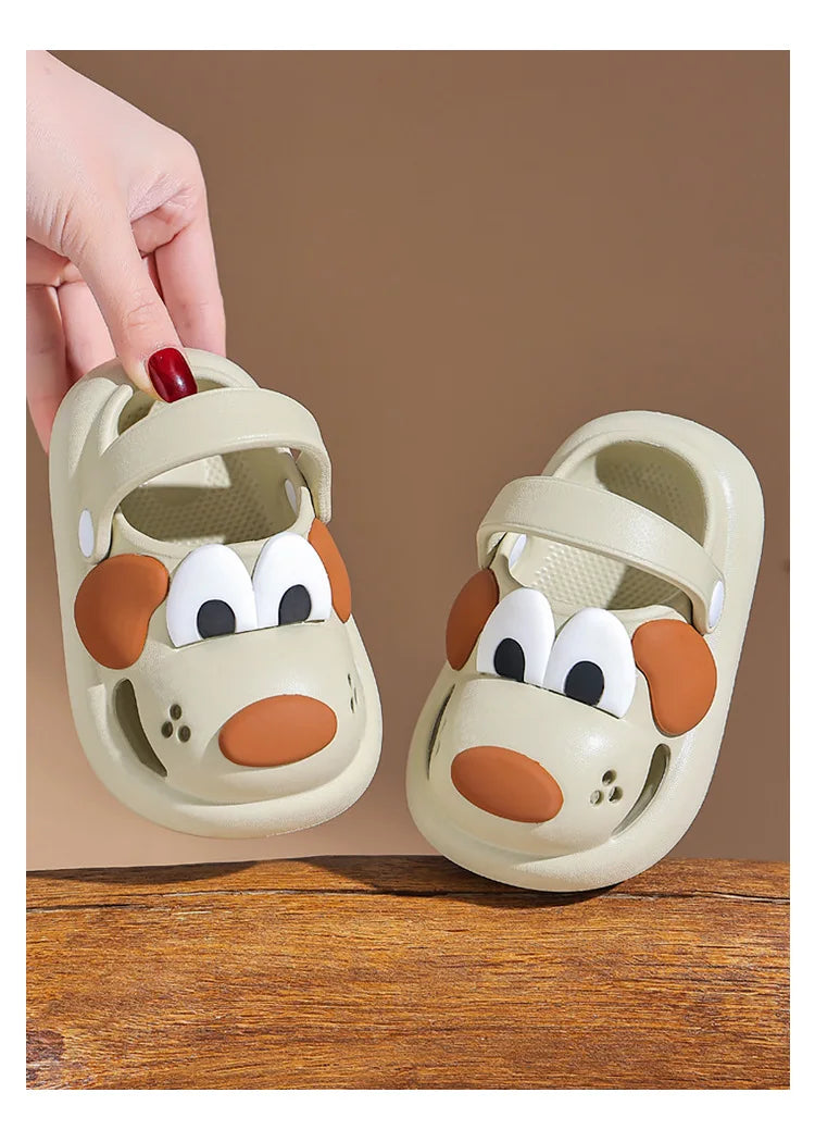 šļø 3D Dog Clogs Beach Sandals - Ultimate EVA Summer Paradise for Kids
