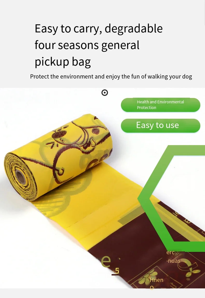 Dog Poop Bags Disposable Biodegradable Environmentally Friendly Garbage Bags Doggie Outdoor Home Clean Bag bolsas caca perro - Purrfect Pet Kingdom