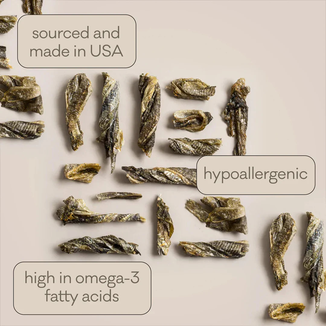 Polkadog Cod Skin Jerky Shorties (2oz) - Dog Treats - The Family Pet